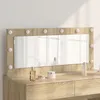 Image de vidaXL Miroir de Vanity ChÃªne Sonoma Panneau de particules, Verre