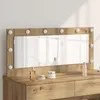Image de vidaXL Miroir de vanitÃ© ChÃªne artisanal Bois 100 x 45 x 18 cm