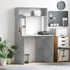 Image de vidaXL Bureau Gris bÃ©ton 91 x 50 x 149 cm Bois d'ingÃ©nierie