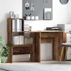 Image de Vidaxl Bureau Bois Ancien 131,5 X 50 X 106,5 Cm Bois D'ingÃ©nierie