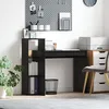 Image de vidaXL Bureau d'ordinateur ChÃªne noir