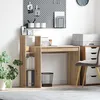 Image de Vidaxl Bureau D'ordinateur ChÃªne Artisanal Bois D'ingÃ©nierie Standard