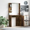 Image de Vidaxl Bureau D'ordinateur En ChÃªne FumÃ© ChÃªne FumÃ© Bois D'ingÃ©nierie