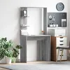 Image de vidaXL Bureau d'ordinateur gris Gris Sonoma Bois d'ingÃ©nierie Compact