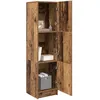 Image de vidaXL Buffet marron Bois usÃ© Faux bois Compact Buffet marron