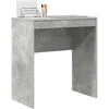 Image de vidaXL Bureau d'ordi Gris bÃ©ton Panneau de particules avec finition bÃ©ton