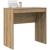 Image de Vidaxl Bureau D'Ã©criture ChÃªne Bois D'ingÃ©nierie 80 X 40 X 76 Cm