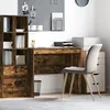 Image de Vidaxl Bureau D'ordinateur ChÃªne FumÃ© Bois D'ingÃ©nierie 90 X 50 X 76 Cm