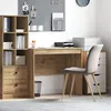 Image de Vidaxl Bureau D'Ã©criture ChÃªne Artisanal Bois D'ingÃ©nierie 90 X 50 X 76 Cm