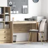 Image de Vidaxl Bureau D'Ã©criture ChÃªne De Sonoma Mdf Avec Placage 100 X 50 X 76 Cm