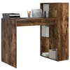 Image de Vidaxl Bureau D'Ã©criture ChÃªne FumÃ© Bois D'ingÃ©nierie Moyen