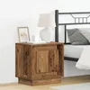 Image de Vidaxl Tables De Chevet Ensemble De 2 Bois Vieilli Bois D'ingÃ©nierie