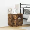 Image de Tables de chevet vidaXL ChÃªne fumÃ© Bois Moyen Table de chevet