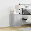Image de Tables de chevet vidaXL Set de 2 Grey sonoma Bois d'ingÃ©nierie