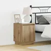 Image de Tables De Chevet Vidaxl Lot De 2 ChÃªne Artisanal Bois ReconstituÃ©