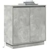 Image de Buffet vidaXL avec LED gris bÃ©ton 71x34,5x75 cm en bois d'ingÃ©nierie