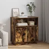 Image de Vidaxl Buffets & Meubles De Rangement ChÃªne FumÃ© Bois D'ingÃ©nierie Moyen