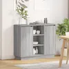 Image de vidaXL Buffet avec LED Gris Sonoma 90x32x75 cm Bois d'ingÃ©nierie