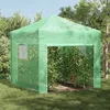 Image de Vidaxl Serre Avec Toit Vert 290 X 290 X 315 Cm Acier