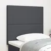 Image de TÃªte de lit vidaXL Design Simple Gris FoncÃ© 100 cm en Tissu Velours CÃ´telÃ©