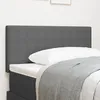 Image de TÃªte de lit LED vidaXL Design Simple Gris Clair 80 cm Tissu Velours CÃ´telÃ©