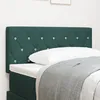 Image de vidaXL TÃªte de Lit LED Bouton en Cristal Velours Vert FoncÃ© 90 cm, vidaXL TÃªte de Lit Bouton en Cristal Velours Vert FoncÃ© 90 cm