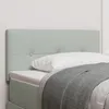 Image de Headboard LED vidaXL Bouton capitonnÃ© Gris clair 90 cm Velours