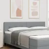 Image de TÃªte de lit LED vidaXL capitonnÃ©e gris clair 90 cm en tissu