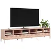Image de vidaXL Meuble TV rose 202x39x43,5 cm acier laminÃ© Ã  froid