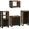 Image de Vidaxl Ensemble De Mobilier De Salle De Bain Montage Mural 4 Pcs