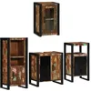 Image de Vidaxl Ensemble De Mobilier De Salle De Bain Montage Mural 4 Pcs
