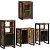 Image de Vidaxl Ensemble De Mobilier De Salle De Bain Montage Mural 4 Pcs