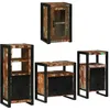 Image de Vidaxl Ensemble De Mobilier De Salle De Bain Montage Mural 4 Pcs