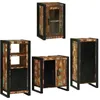 Image de Vidaxl Ensemble De Mobilier De Salle De Bain Montage Mural 4 Pcs