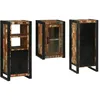 Image de Vidaxl Ensemble De Mobilier De Salle De Bain Montage Mural 3 Pcs