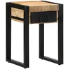 Image de vidaXL Table d'appoint 35x35x50 cm bois massif de manguier brut