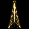 Image de vidaXL Guirlande de sapin de NoÃ«l 363 LED blanc chaud 182 cm