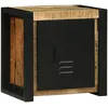 Image de Vidaxl Armoire Murale De Salle De Bain 40x30x40 Cm En Bois Massif De Manguier Brut