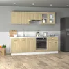 Image de Vidaxl Ensemble D'armoires Cuisine 8pcs ChÃªne Sonoma Bois D'ingÃ©nierie