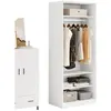 Image de Armoires VidaXL  Armoire  Garde-robe blanc 80x50x200 cm bois d'ingénierie P31600354