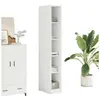 Image de Etagères murales VidaXL  Armoire  Bois d'ingénierie Blanc 30x50x200 cm P31600742