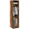 Image de vidaXL Garde-robe vieux bois 50x50x200 cm bois d'ingÃ©nierie