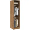 Image de vidaXL Garde-robe chÃªne artisanal 50x50x200 cm bois d'ingÃ©nierie