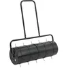 Image de Vidaxl Rouleau Ã Gazon De Jardin Et Colliers D'aÃ©rateur 63 L Fer Acier
