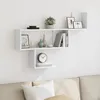 Image de vidaXL ÃtagÃ¨re murale blanc 100x15x70 cm bois d'ingÃ©nierie