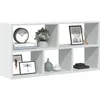 Image de vidaXL ÃtagÃ¨re murale blanc 100x25x50 cm bois d'ingÃ©nierie