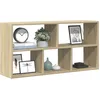 Image de vidaXL ÃtagÃ¨re murale chÃªne sonoma 100x25x50 cm bois d'ingÃ©nierie