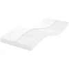 Image de vidaXL Matelas en mousse blanc 100x210 cm 7 zones duretÃ© 20 ILD