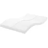 Image de vidaXL Matelas en mousse blanc 120x220 cm 7 zones duretÃ© 20 ILD