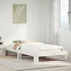 Image de vidaXL Cadre de lit sans matelas blanc 75x190 cm bois de pin massif